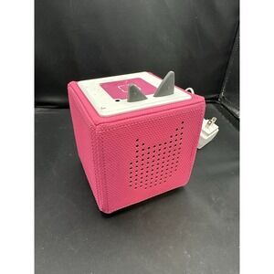 Pink Tonies Toniebox Audio Box Player For Toddlers - With Power Cord